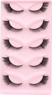 Produktbild von INF 10 Paar 3D-Wimpern im Cat-Eye-Stil Schwarz