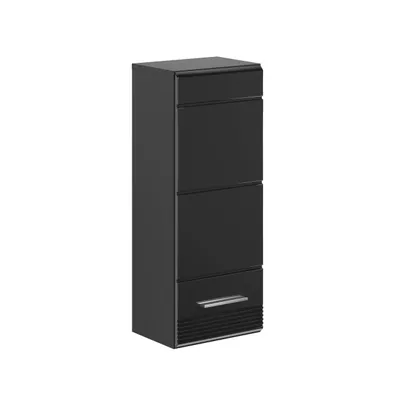 Produktbild von Linus Badschrank wandhängend 1 Tür Hochglanz schwarz,schwarz.