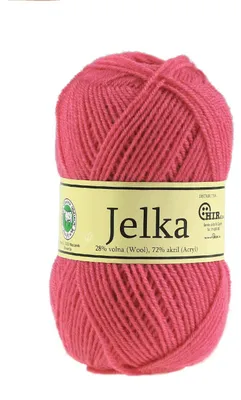 Produktbild von 50g Strickgarn Jelka m. 28% Wolle veredelt, Strickwolle, Farbauswahl, Farbe:pink