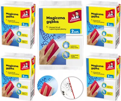 Zdjęcie produktu dla Jan Niezbędny Magiczna Gąbka 10 szt.