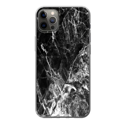 Produktbild von MuchoWow® Handyhülle Schutzhülle Hülle für iPhone 12 Pro Max Marmor - Stein - Luxus Silikon Softcase Handy Hülle - Hartschale