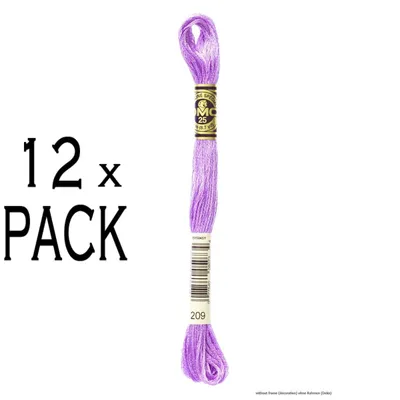 Zdjęcie produktu dla 12x nić hafciarska DMC Mouline Special 117MC -209, 6-warstwowa, 8m, PU