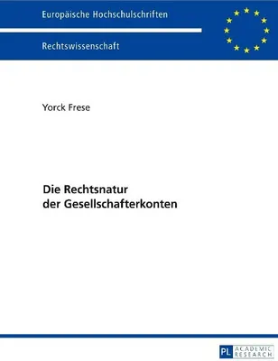 Produktbild von Die Rechtsnatur der Gesellschafterkonten