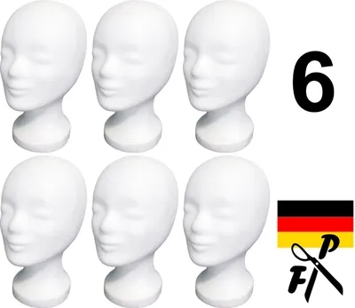 Produktbild von 6 x FP - Styroporkopf Standard - TOP Marken-Qualität   - weiss