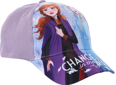 Produktbild von Frozen - Die Eiskönigin Anna & Elsa Kinder Kappe Mädchen Baseball-Cap Mütze           , Farbe:Lila, Größe:52