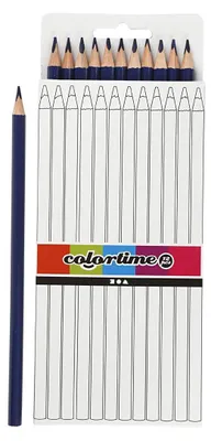 Image de Driehoekige Kleurpotloden - Donkerblauw, 12st.