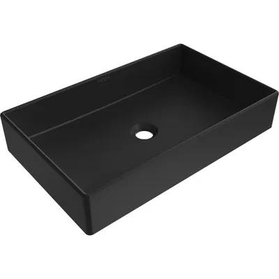 Obrázok produktu pre Mexen Goya umývadlo na dosku 60 x 37 cm, Čierna matná- 22186085