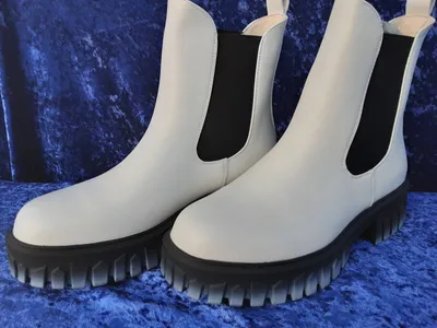 Produktbild von Winterstiefel, Damenstiefel, Gr: 36, 38, Stiefel, weiß/schwarz, Neu