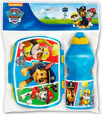 Produktbild von Paw Patrol - Set: Jausenbox + Trinkflasche (400 ml)