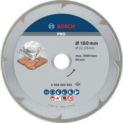 Image de Disque diamant pour marbre PRO Bosch,180x22.23