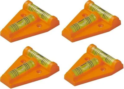 Productafbeelding van Famanu waterpas met kruislijn en mini-piramide - geschikt voor kamperen
