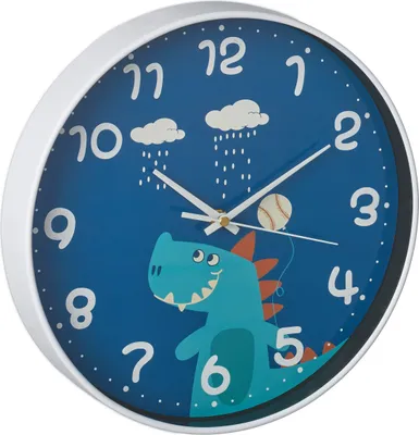 Produktbild von relaxdays Wanduhr Dinosaurier für Kinder