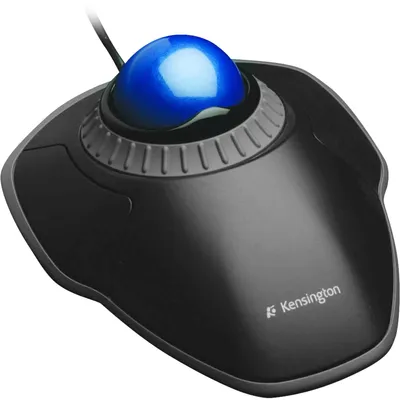 Produktbild von Kensington Orbit Trackball mit Scroll Ring, Beidhändig, Optisch, Schwarz