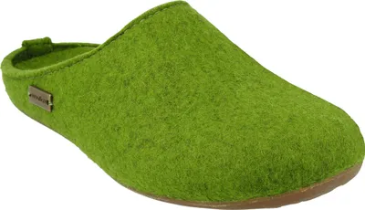 Produktbild von Haflinger Damen Herren Hausschuh Pantoffel Everest Fundus 481024, Größe:38 EU, Farbe:Grün