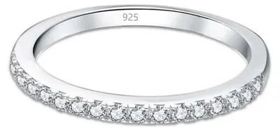 Immagine prodotto di Anello in argento sterling Bibei Eternal Sparkle per donna, con zirconi bianchi, modello BIAN018