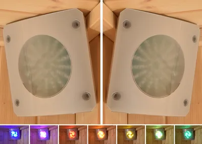 Obrázek produktu pro Set barevných saunových světel A Weka vč. ovládacího modulu