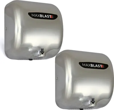 Zdjęcie produktu dla MAXBLAST 550 W – automatyczna suszarka do rąk dla gastronomii, suszarka do rąk, suszenie rąk, gastronomia, zestaw dwóch sztuk