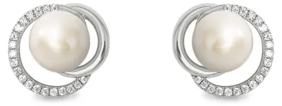 Produktbild von JOOP! Ohrstecker 2023379 Perle Zirkonia Silber