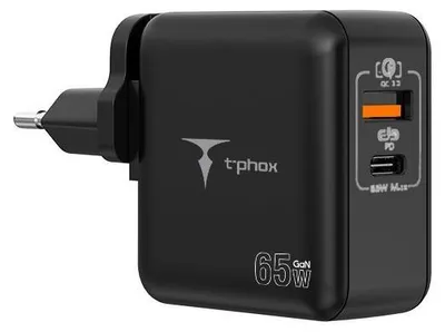 Obrázek produktu pro T-PHOX MEGA 65W GaN rychlonabíječka pro nabíjení notebooku a telefonu