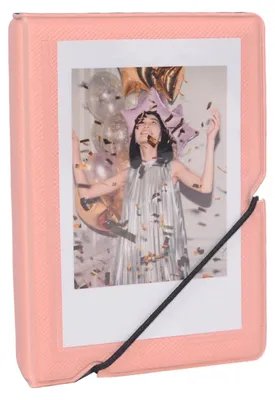 Mini-Fotoalbum 28 Fächer für Instax Mini Fotos rosa