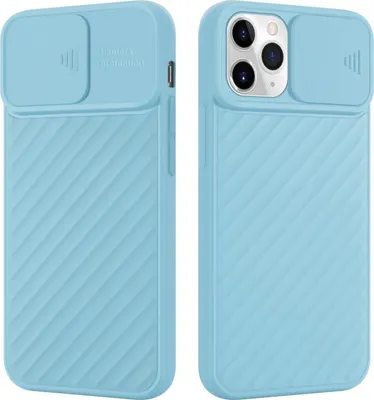 Produktbild von Cadorabo Hülle für Apple iPhone 11 PRO MAX Schutzhülle in Türkis TPU Cover Etui Kameraschutz