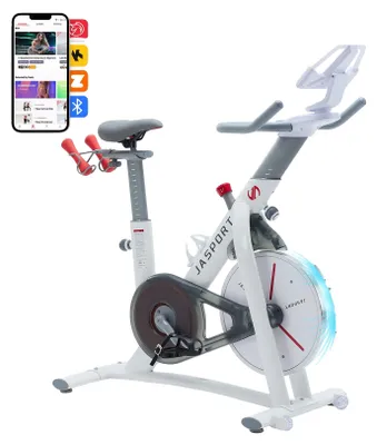 Immagine prodotto di Cyclette, resistenza magnetica, compatibile con app, BIANCO, BIANCO