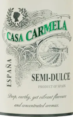 Produktbild von Casa Carmela Semi-Dulce Blanco 2025 Yecla | Spanien | 11,8% vol | 0,75 l