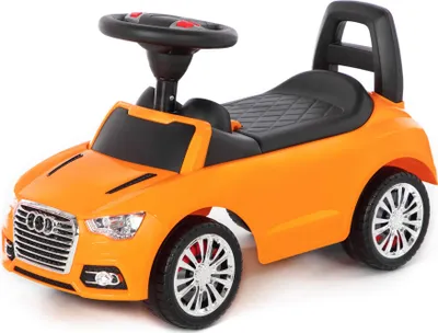 Zdjęcie produktu dla Zjeżdżalnia samochodowa pomarańczowa Super Car No.2 Sound dla dzieci zjeżdżalnia samochodowa chodzik dla dzieci