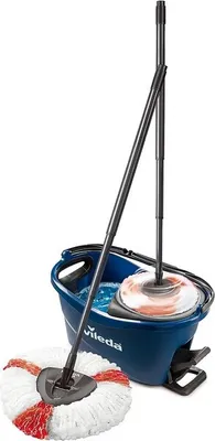 Produktbild von Vileda Turbo EasyWring & Clean kompletná sada mopu a vedra s prakom PowerSlinger modrá
