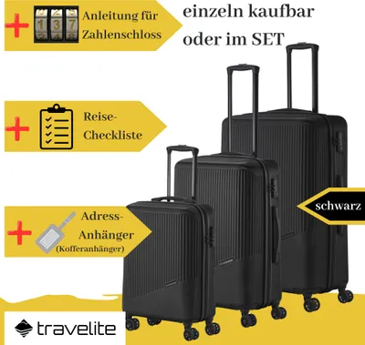Produktbild von Travelite BALI 4w L/M/S, Schwarz