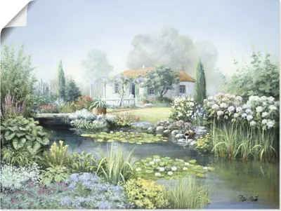 Produktbild von ARTland Poster Schatzgarten Größe: 40x30 cm
