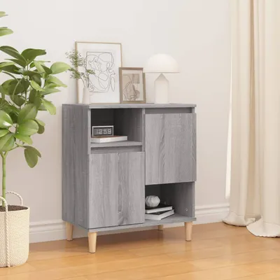 Immagine prodotto di vidaXL Credenza Grigio Sonoma 60x35x70 cm Materiale a base di legno