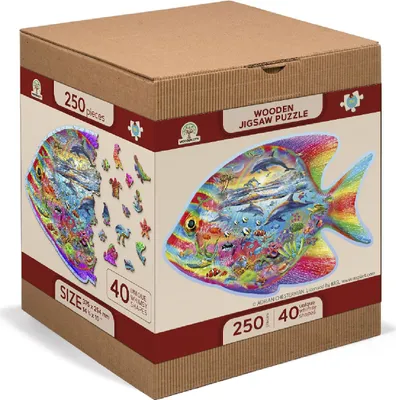 Produktbild von Holzpuzzle, Der verzauberte Fischer, 250 Teile