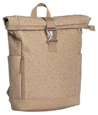 Produktbild von DANIEL RAY DRS25.1687 PolyurethanRubber leopard print backpack L Goodhouse 19 khaki