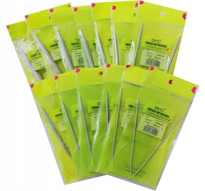 Image de SKC Set Aiguilles à Tricoter Téflon 100 cm Aluminium