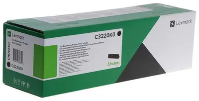 Immagine prodotto di Toner Lexmark C3220k0, colore nero, per tutte le dimensioni