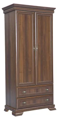 Produktbild von Garderobenschrank Kleiderschrank Holzschrank Schubladen Kleiderstange