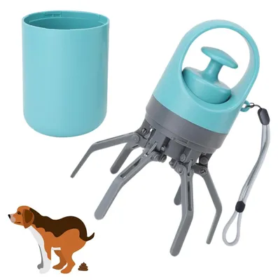 Produktbild von Tragbarer Kotbeutelhalter für Hunde mit langem Griff