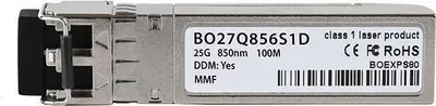 Image de Kompatibler LANCOM 60172 BlueOptics© SFP28 Transceiver, LC-Duplex, 25GBASE-LR, Fibre monomode, 1310nm, 10KM, DDM, 0°C/+70°C (60172-BO)
