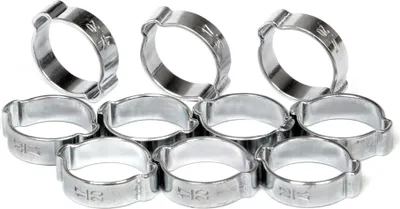 Produktbild von Zweiohrschellen Schlauchschellen 2-Ohr Schlauchklemmen 17-20 mm (3/4“) 10-tlg.