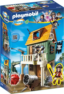 Zdjęcie produktu dla PLAYMOBIL Super 4 4796, Pirat, 5 lat(a), Wielobarwny, Plastik