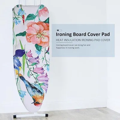 Productafbeelding van Famanu strijkplankhoes, hittebestendig - meerkleurig, 140 x 50 cm