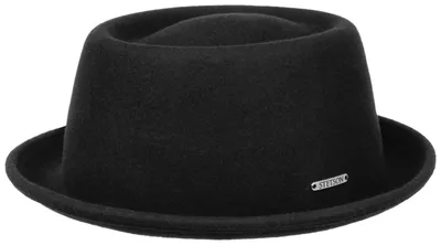 Produktbild von Stetson Pork Pie Wollfilzhut schwarz XL