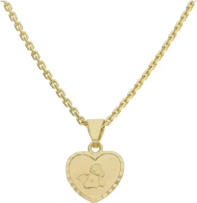 Produktbild von Kettenanhänger Herz Schutzengel 333 Gold JL14-02-0396 Gott Schütze dich JuwelmaLux