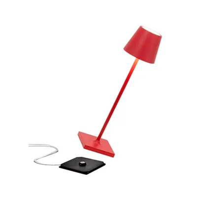 Produktbild von Zafferano Akku Tischleuchte Poldina Pro 275 mm Red