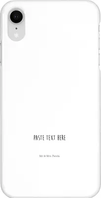 Produktbild von Mr. & Mrs. Panda Iphone XR Handyhülle Biene Liebe - Weiß - Geschenk, Handy Case, Premium Kunststoff