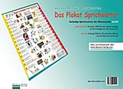 Produktbild von Lernplakat Sprichwörter.