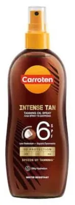Produktbild von Carroten Intense Tan Waterproof Sunscreen Oil for the Body SPF6 200ml