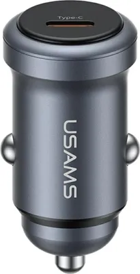 Immagine prodotto di Caricabatteria da auto USAMS CC321        Alluminio 30W PD USB-C tarnish