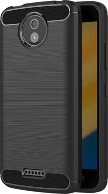 Produktbild von TPU Hülle für Motorola Moto C Plus Handy Schutzhülle Carbon Optik Schutz Case